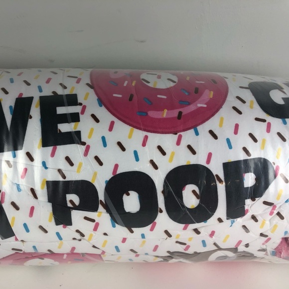 Emoji 🍩 Give a 💩 Poop Sheet / Comforter Set Twin - Picture 3 of 8